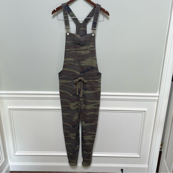 Z Supply Green Camouflage Overalls S - Picture 1 of 5